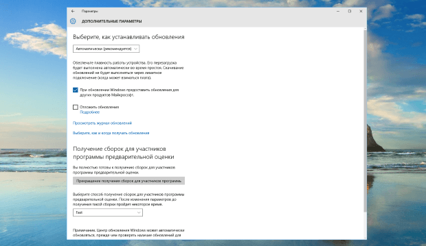 участники программы Windows 10 продолжат получать обновления системы, выпускаемые Microsoft