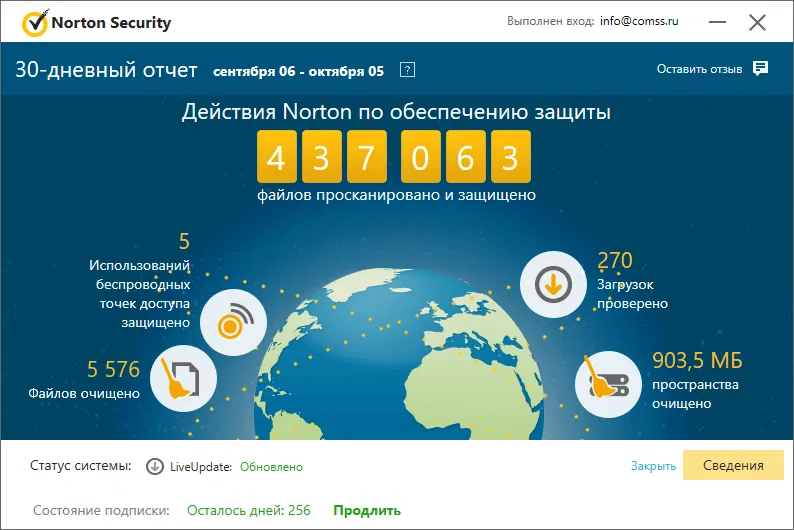 Обзор Norton Security Deluxe: Отчет о работе