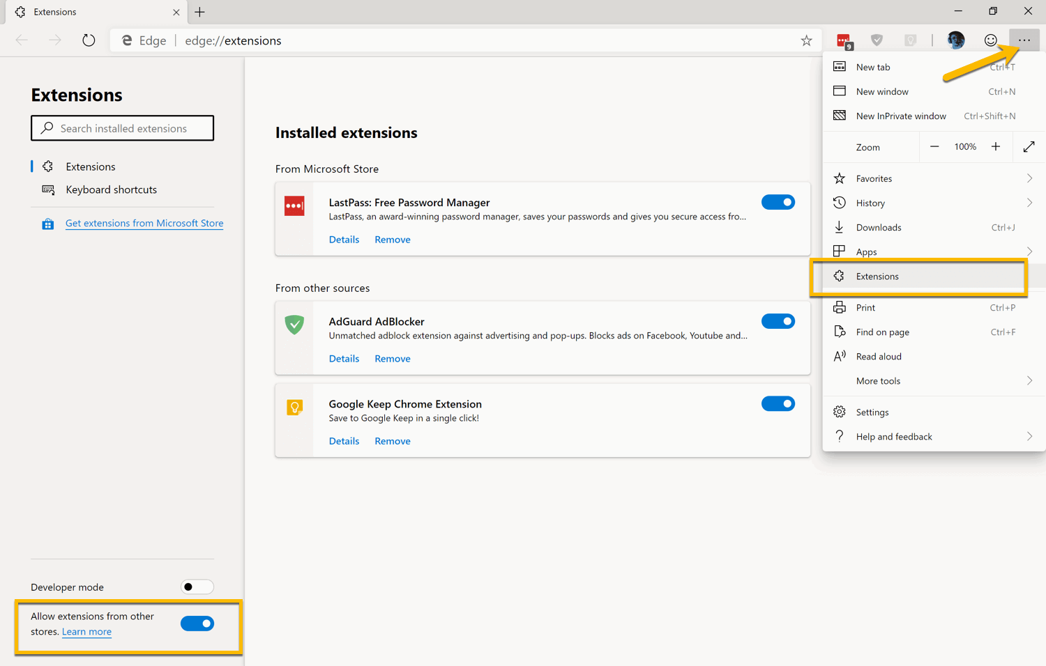 Microsoft Edge �� Chromium � ����������