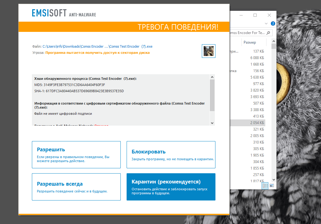 ����� Emsisoft Anti-Malware 2017 - ������ �� ��������������