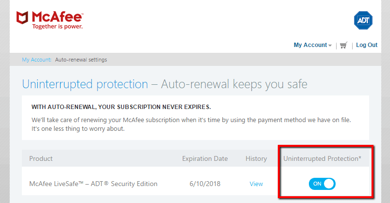 McAfee LiveSafe ���������� ��������������� ���������