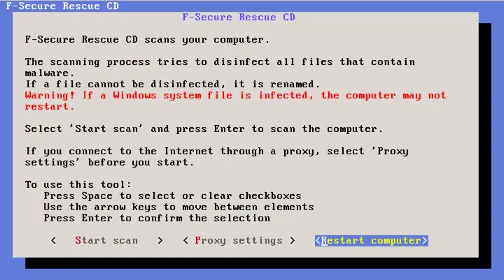 F-Secure Rescue CD