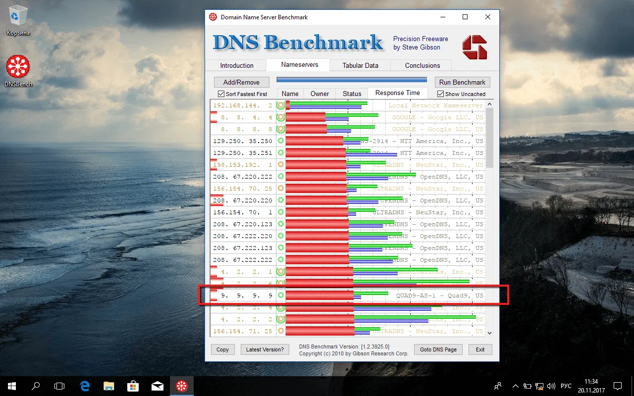 DNS Benchmark