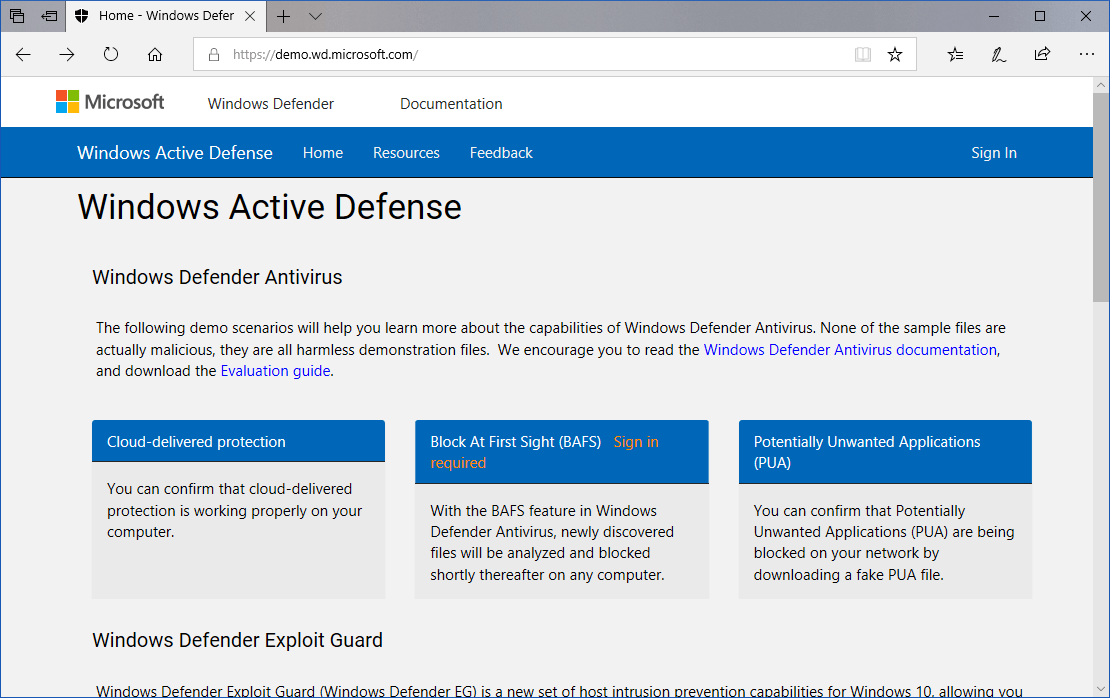 Windows Active Defense