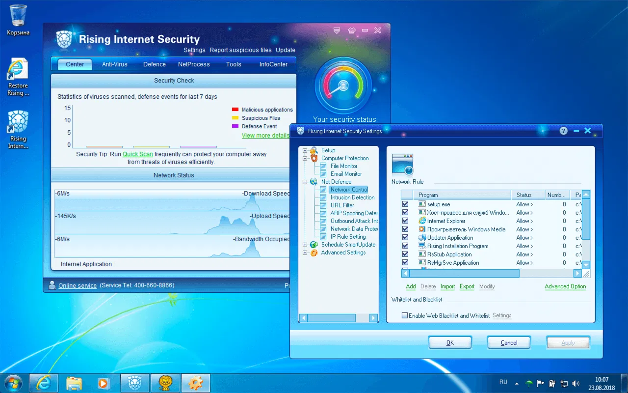 Rising Internet Security Personal