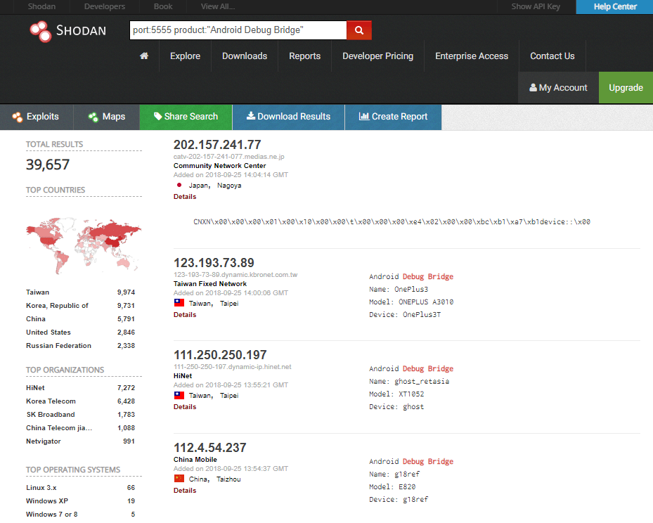 ������ Hide and Seek Botnet �������� Android ����������