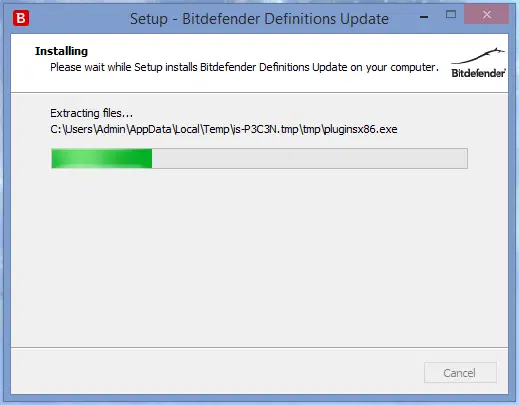 ��� �������� ��������� Bitdefender