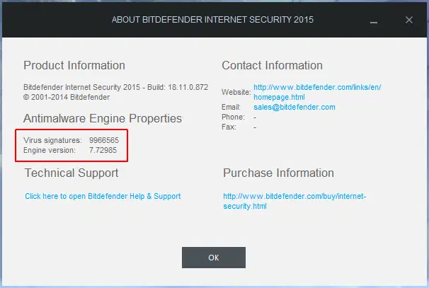 ��� �������� ��������� Bitdefender