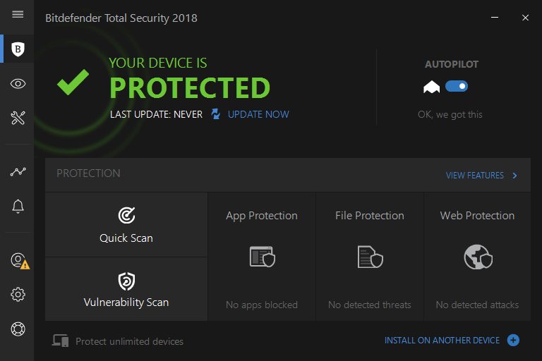 ����� Bitdefender Total Security 2018. ����� ����������