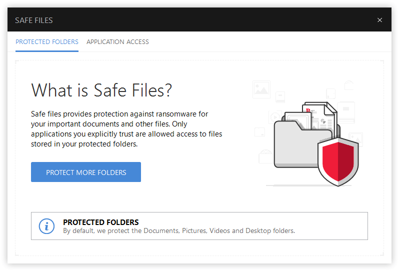 Bitdefender Safe Files