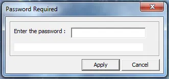 Comodo защищён паролем