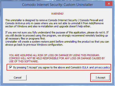 Comodo Uninstaller