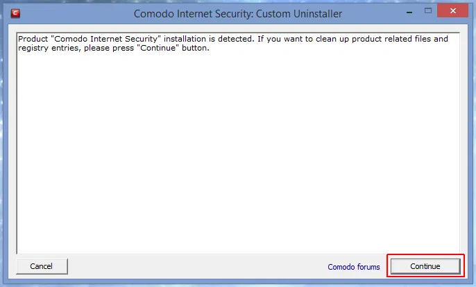 Comodo Uninstaller