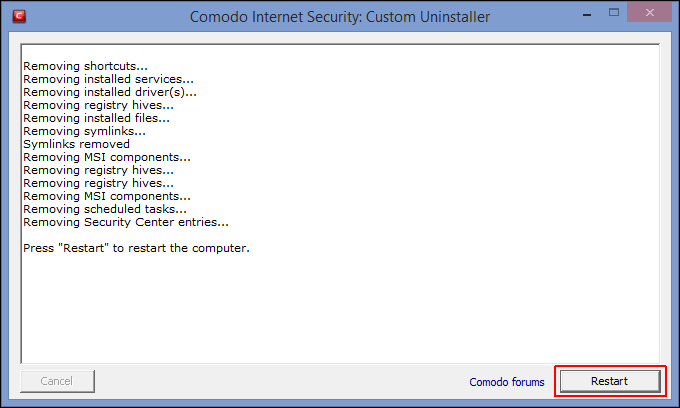 Comodo Uninstaller