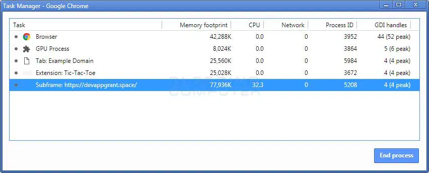 ��������� ����� Chrome