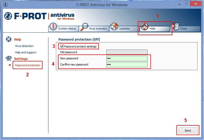 ��������� ������ F-PROT