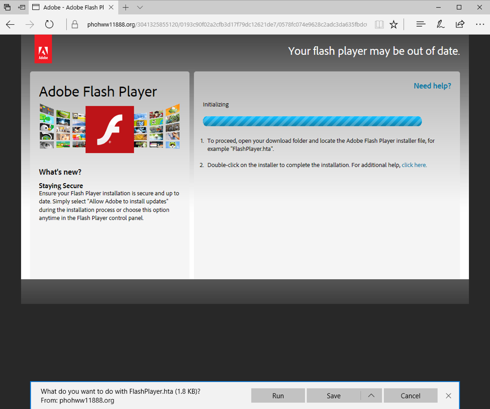 ���������� ���������� Adobe Flash