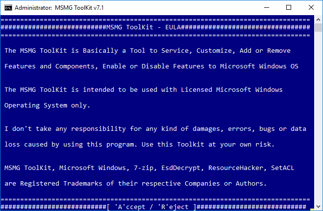 �������� ������ Windows 10