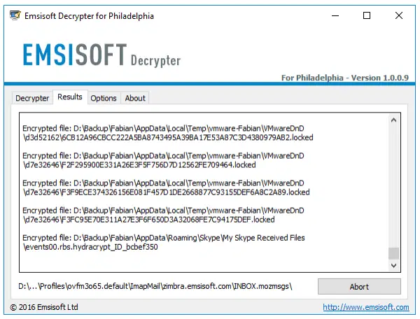 Как восстановить данные – Philadelphia