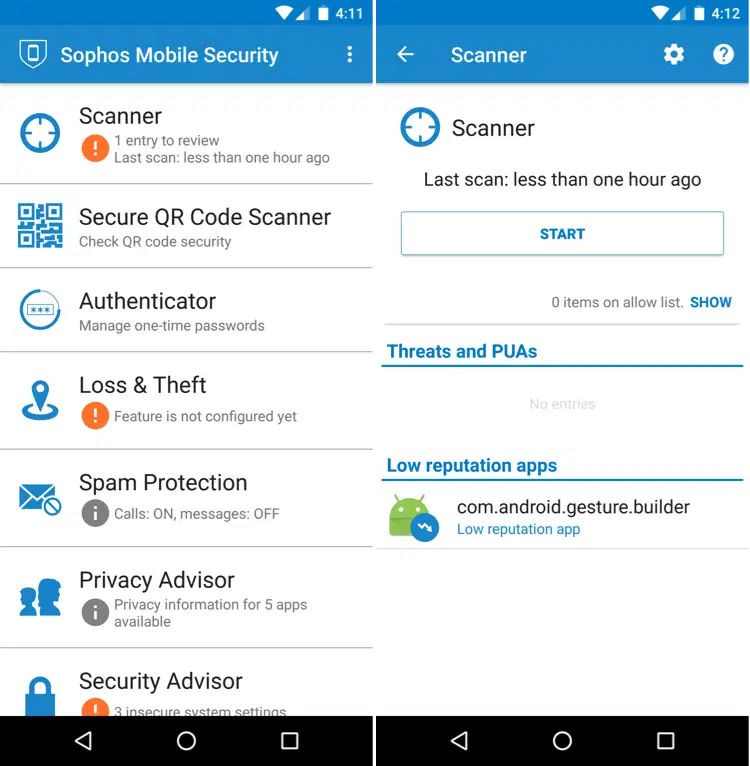 AV-Test: Sophos Mobile Security