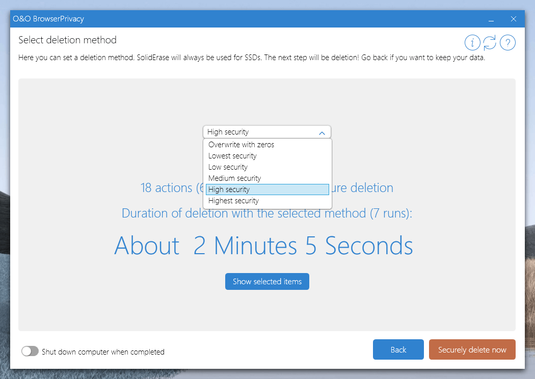 O&O BrowserPrivacy 14 Pro � ���������� �������� �� 1 ���