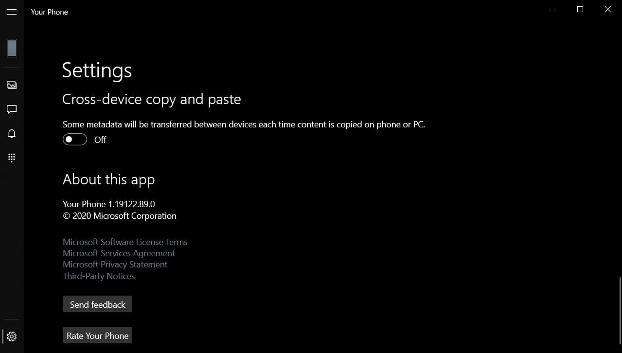 Приложение «Ваш телефон» для Windows 10 и Android получит удобную функцию передачи файлов