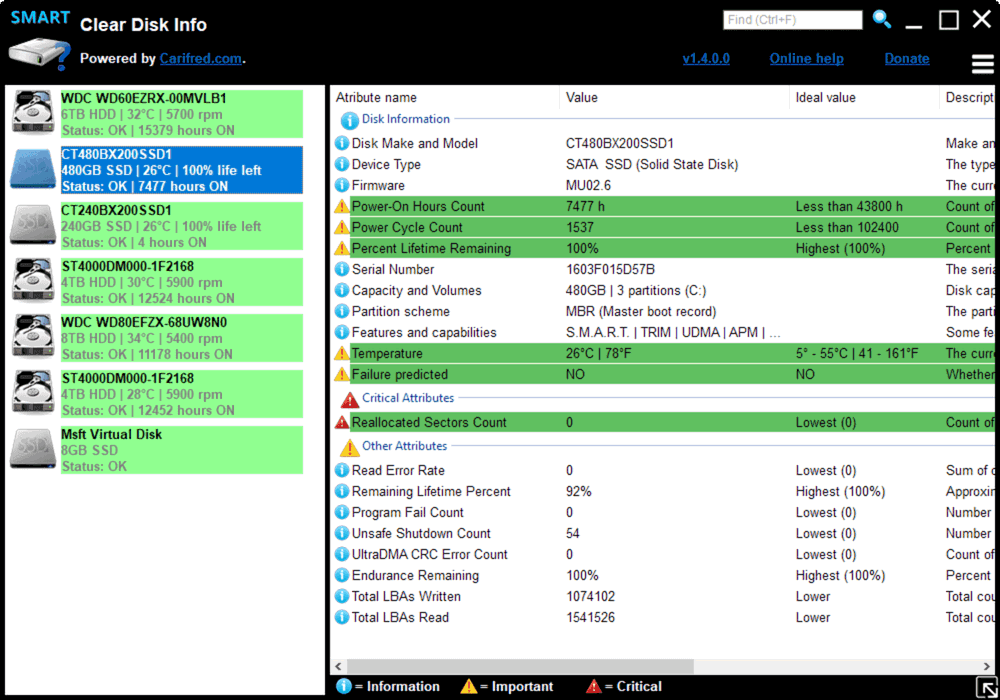 ����� Clear Disk Info