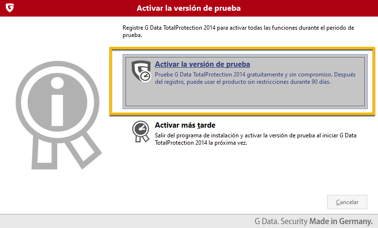 G Data TotalProtection 2014 на 90 дней