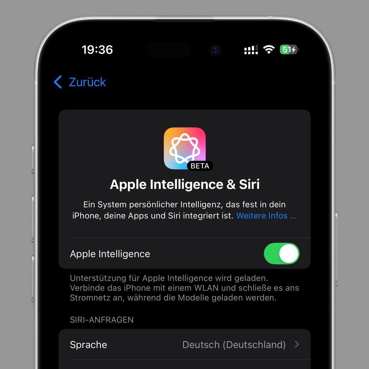 Языки Apple Intelligence