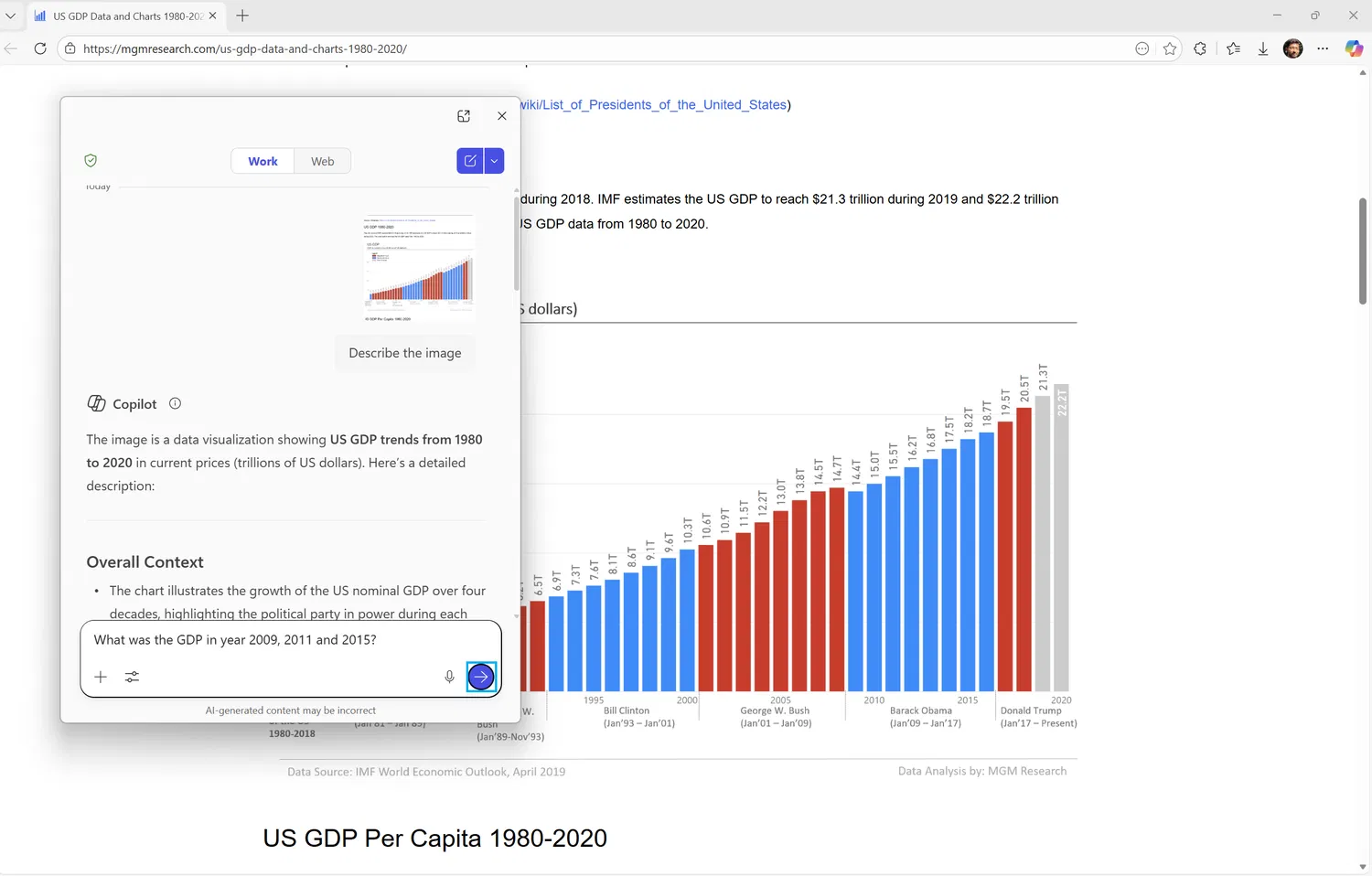 Диалог с Copilot для уточнения деталей изображения.