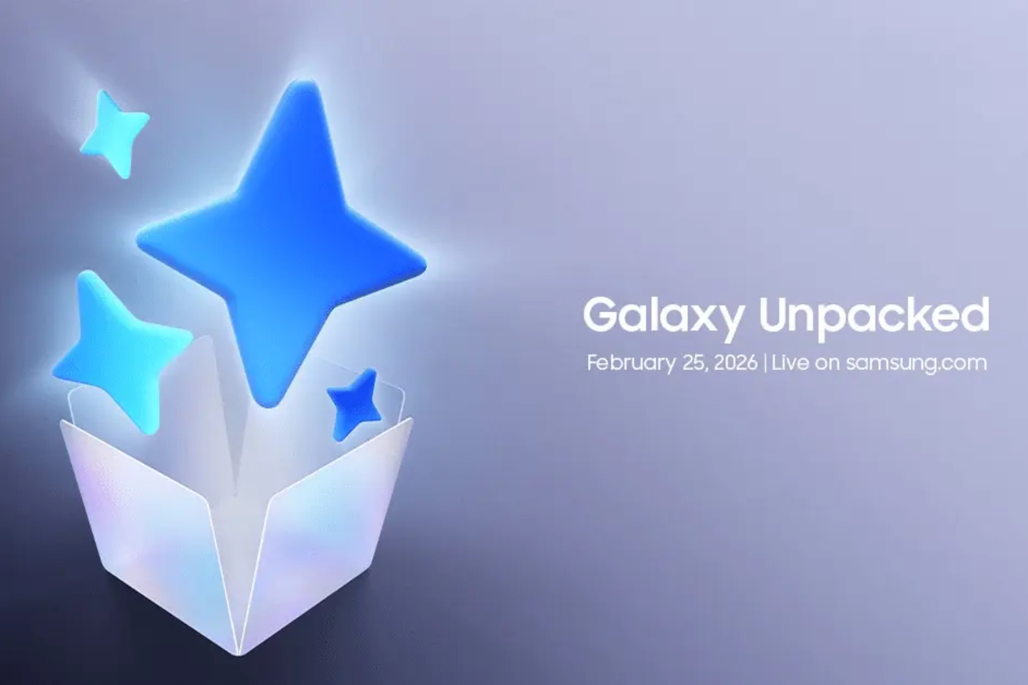 Galaxy Unpacked 2026 пройдёт 25 февраля — Samsung представит Galaxy S26, S26+ и S26 Ultra