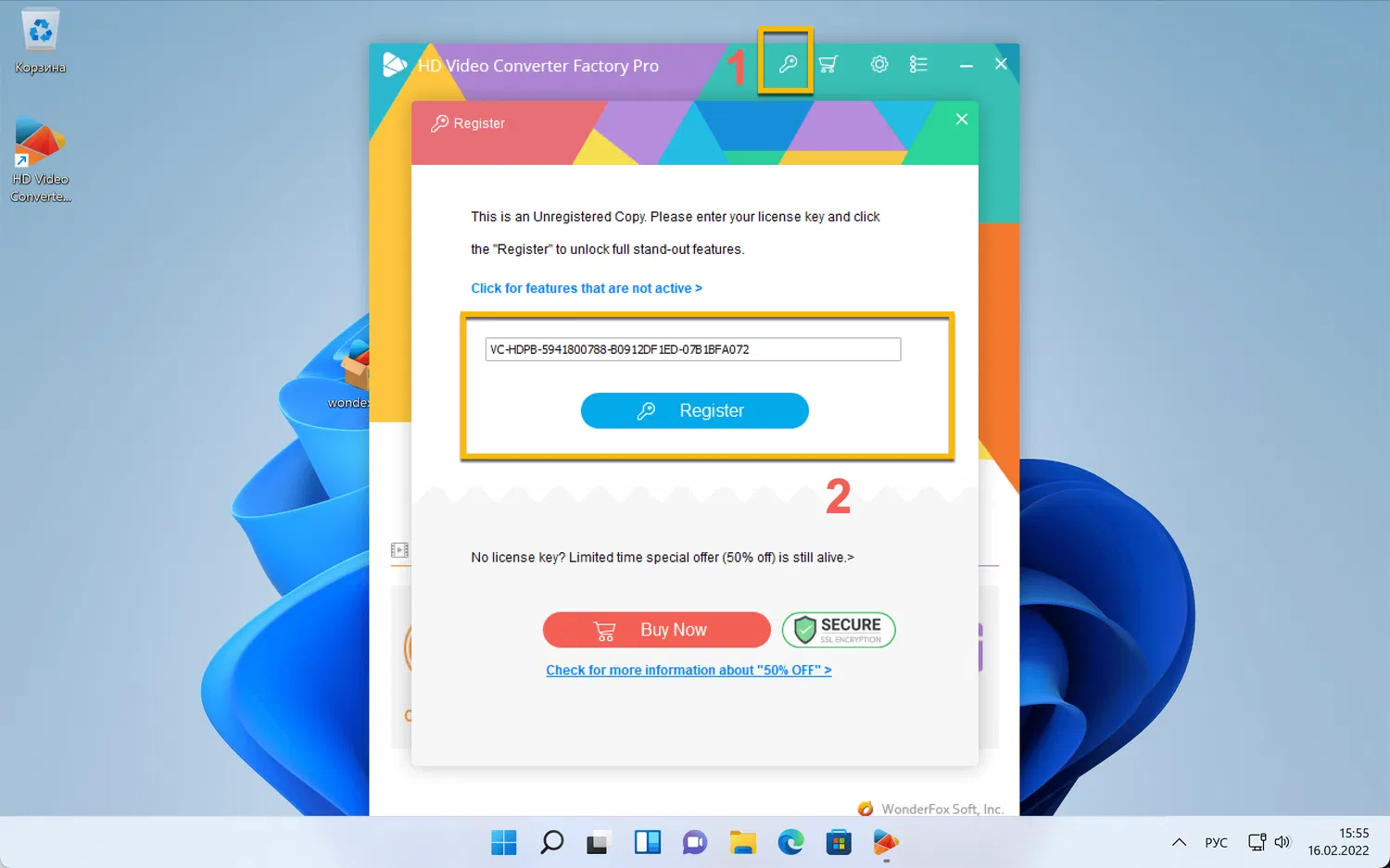 WonderFox HD Video Converter Factory Pro � ���������� ��������