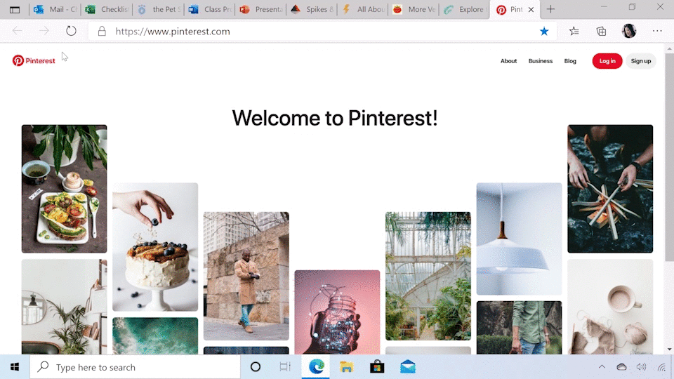 ������������ ������� � Microsoft Edge