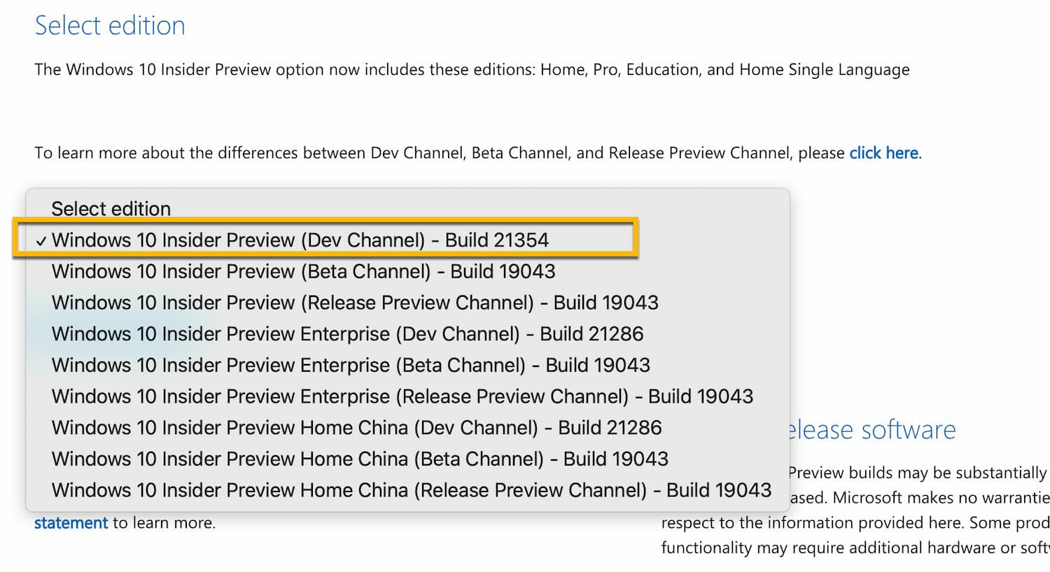 Windows 10 Insider Preview (Dev Channel) - Build 21354