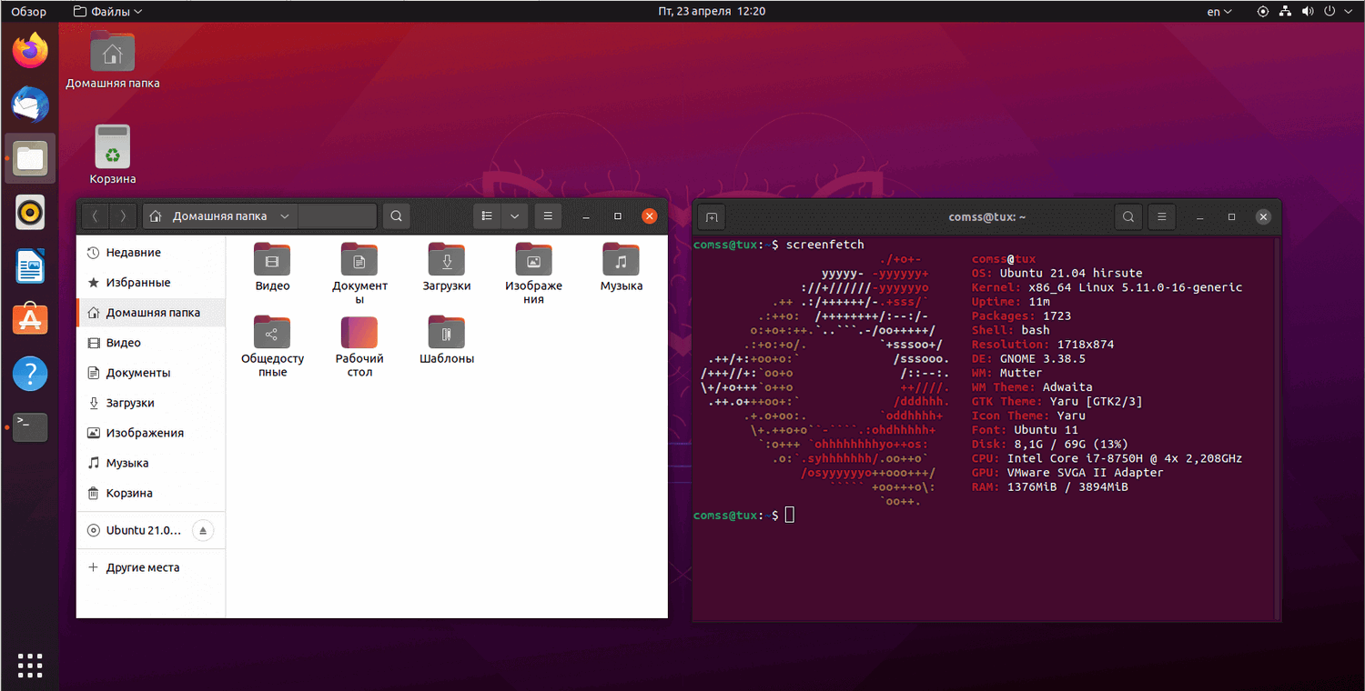Ubuntu 21.04 �Hirsute Hippo�