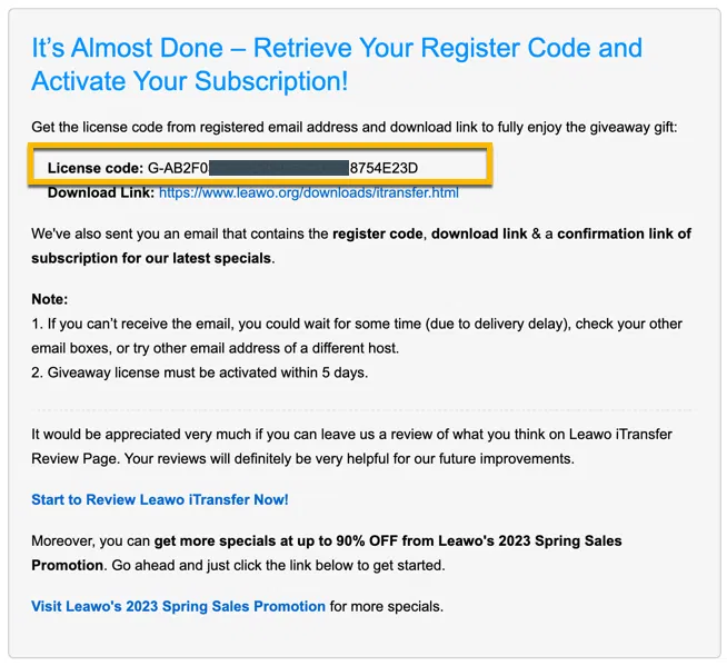 Leawo iTransfer ��� Windows  � ���������� �������� �� 1 ���