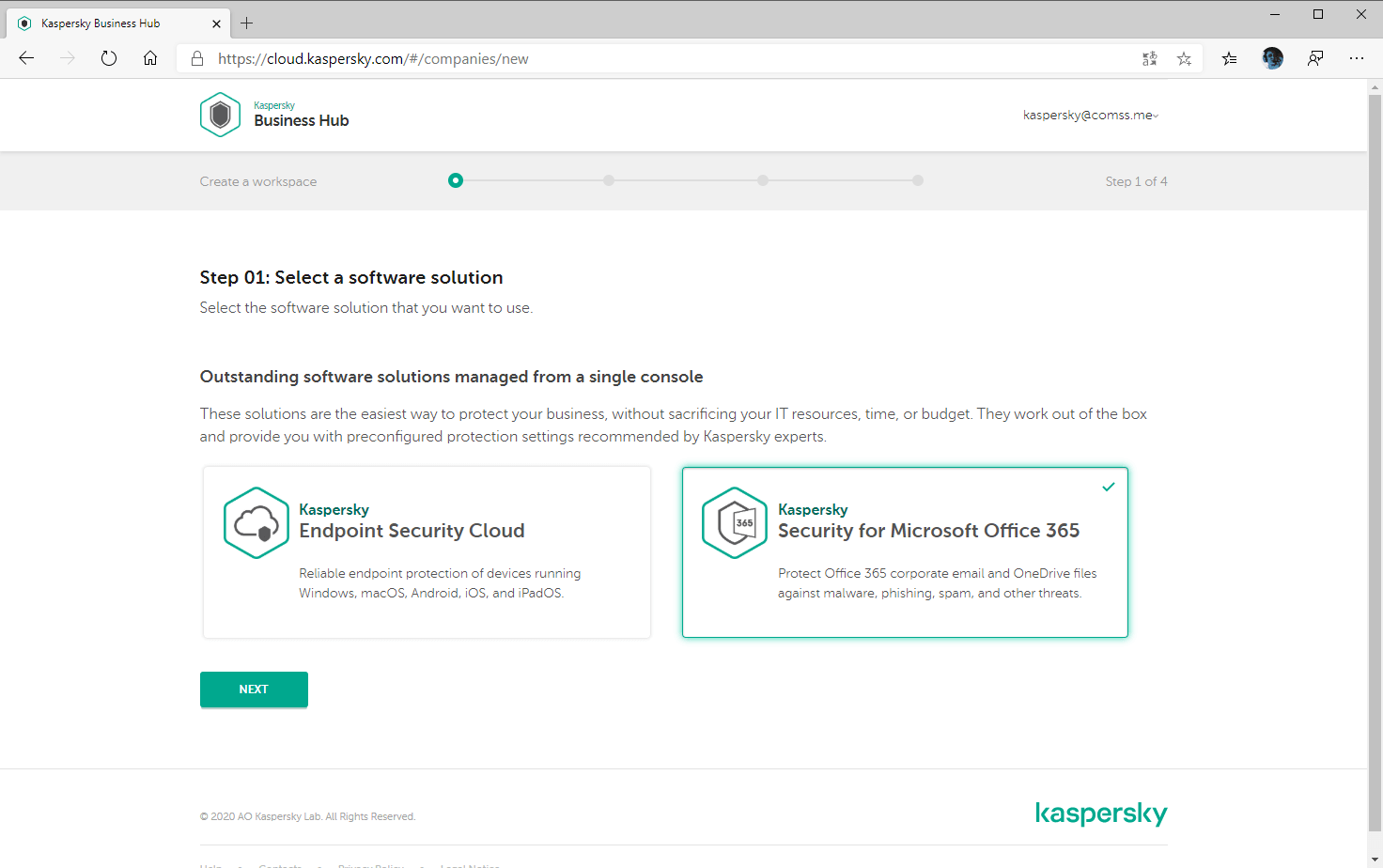 Kaspersky Security ��� Microsoft Office 365