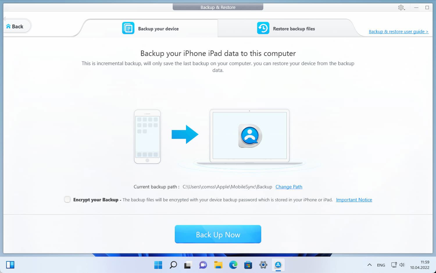 ���������� �������� DearMob iPhone Manager