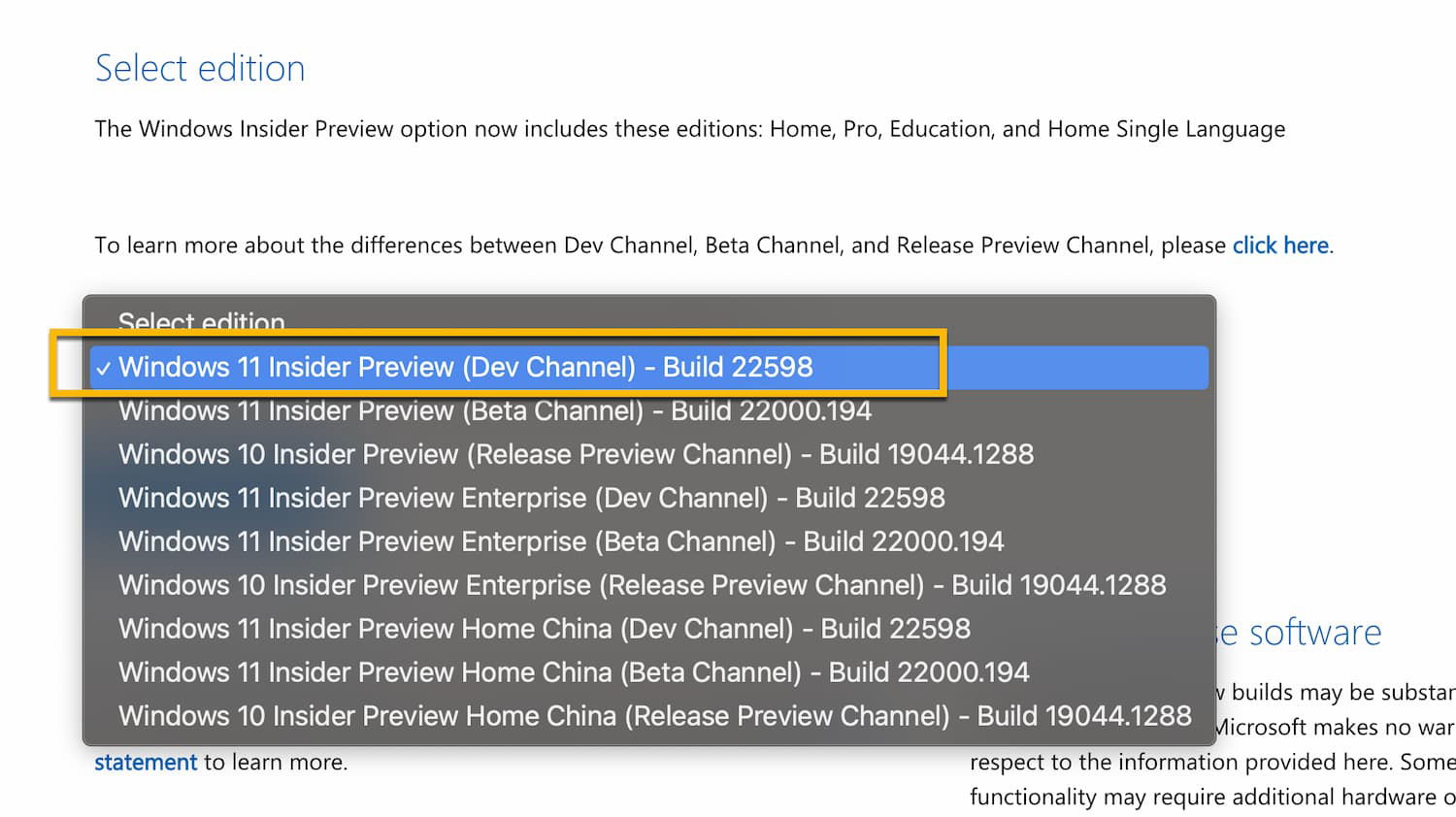 Windows 11 Insider Preview (Dev Channel) - Build 22598