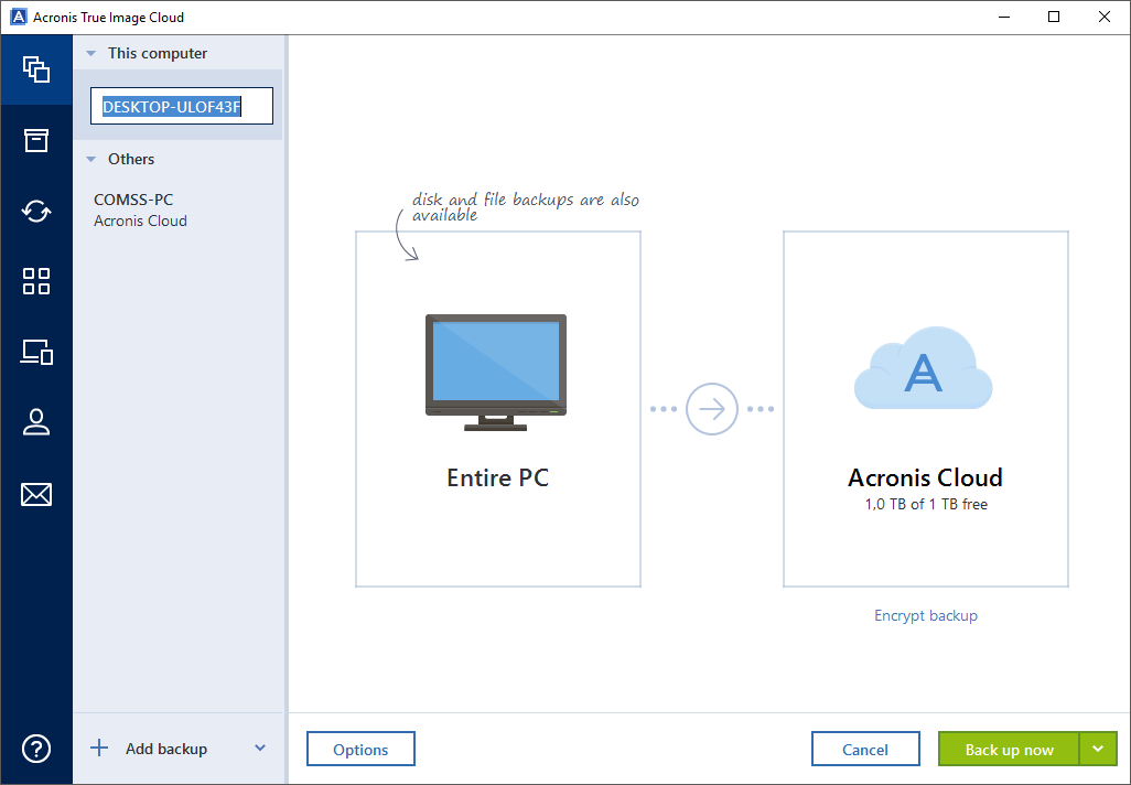 Acronis True Image 2017 Beta �������� ��� ������������