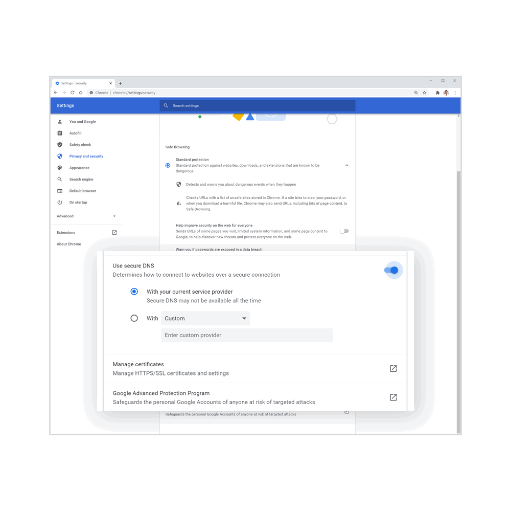 ��������� DNS-over-HTTPS