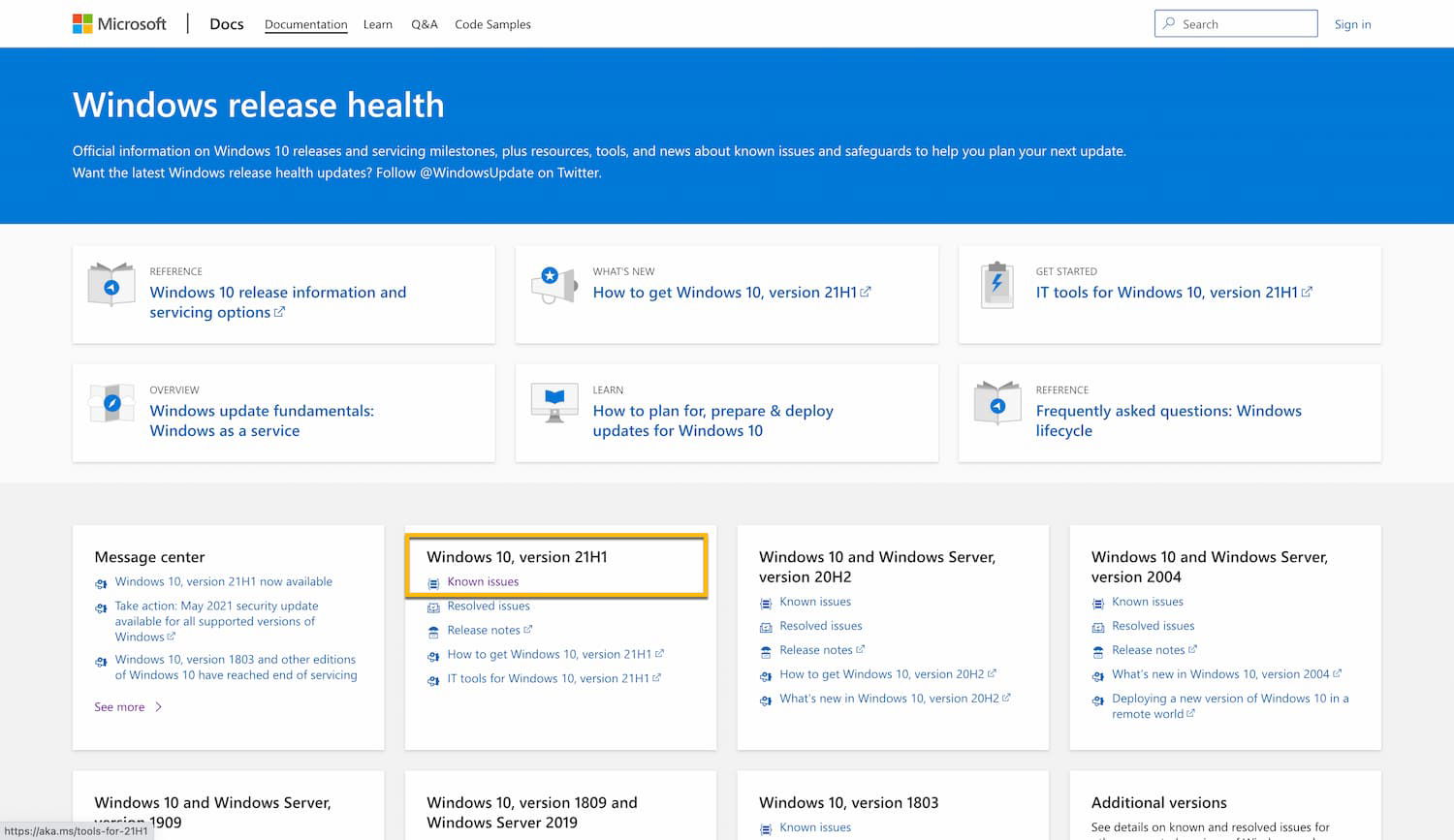 ��������� ������� Windows