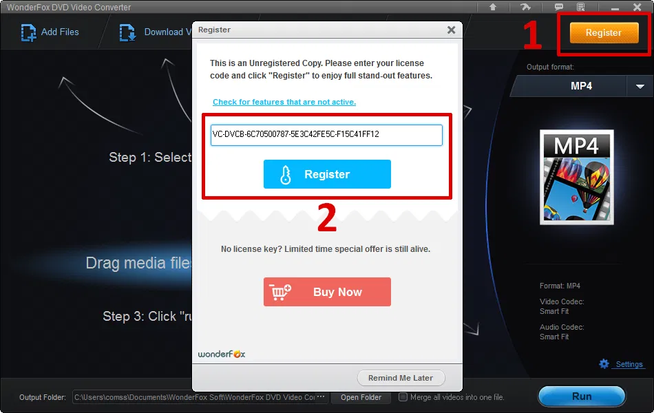 ���������� �������� WonderFox DVD Video Converter