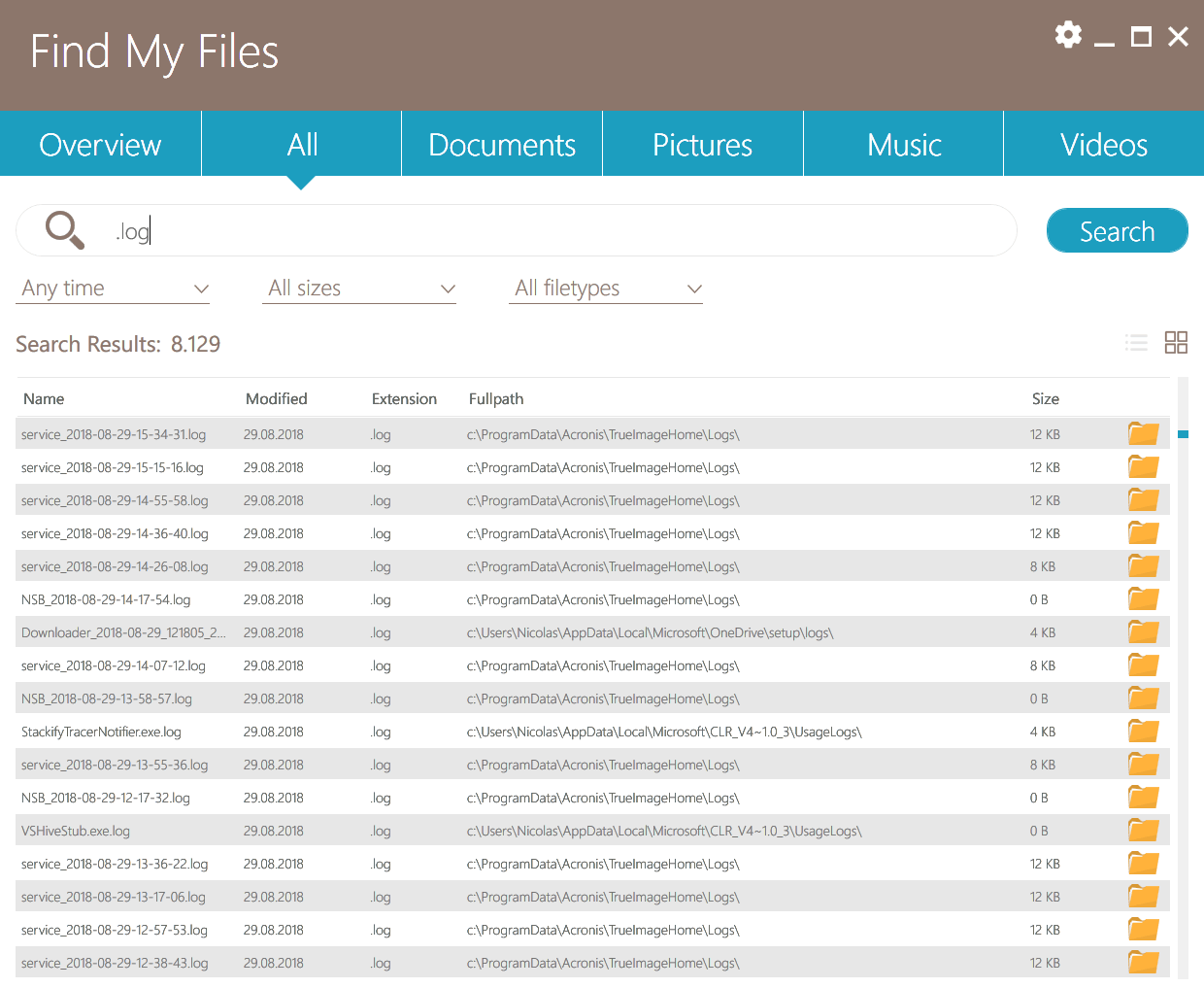 ���������� �������� Abelssoft Find My Files 2023