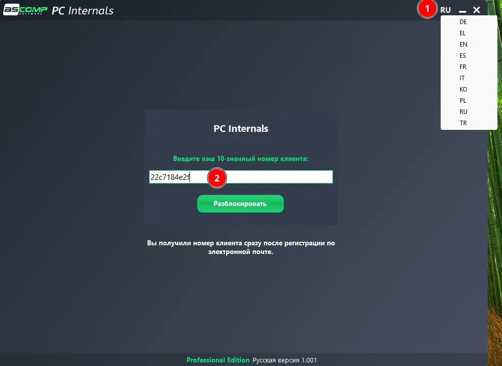 ���������� �������� ASCOMP PC Internals Professional