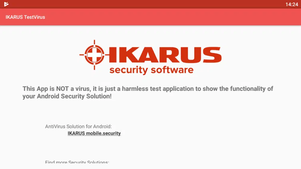 IKARUS TestVirus