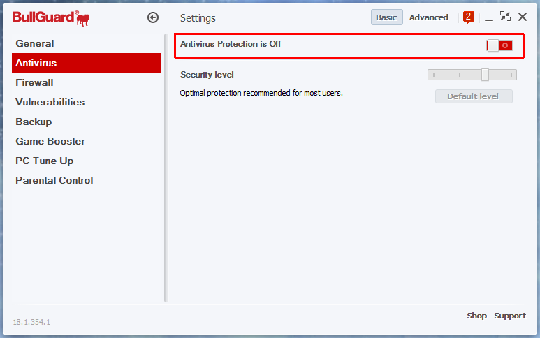 ���������� ������ BullGuard