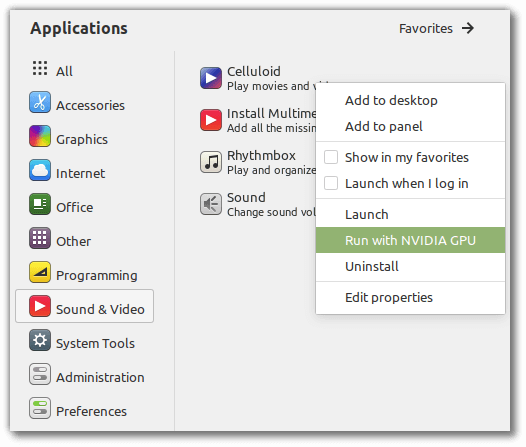 NVIDIA GPU � Linux Mint 20