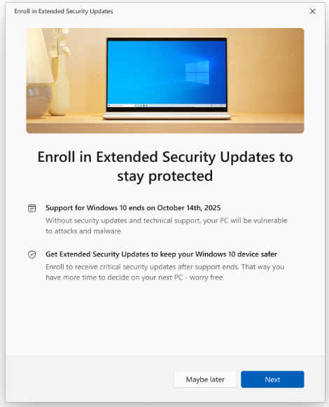 ������ ��������� ��������� Windows 10
