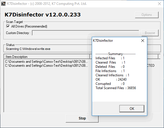 ����� K7 AntiVirus Plus 15: ���������� �����
